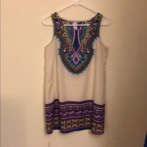 Multicolored Shift dress
